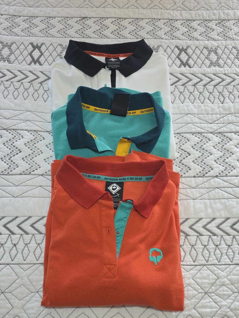 Women's Short-Sleeve Polo Tees Lot Of 3